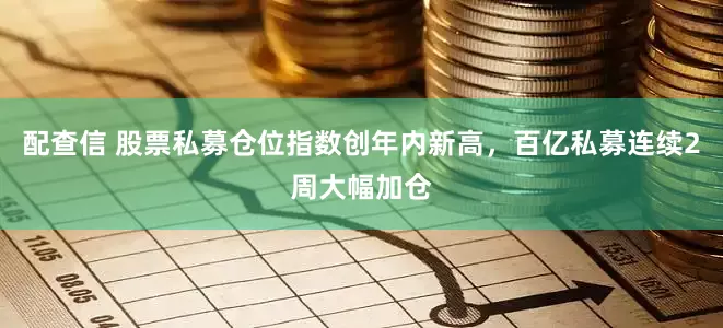 配查信 股票私募仓位指数创年内新高，百亿私募连续2周大幅加仓